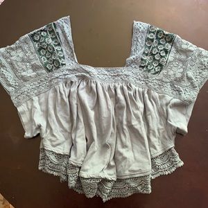 Free People Babydoll Top